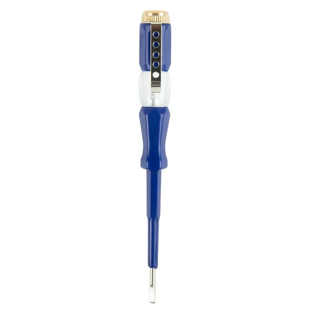 Multifunctional Test Pen Flat Screwdriver 121mm Electric Tool Hand Tool Plastic+Stainless Steel Voltage Tester