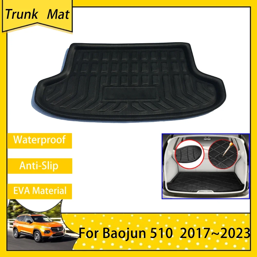 

Car Trunk Mats for Baojun 510 Chevrolet Groove CN180S 2017~2023 Accsesories Rear Boot Cargo Box FLoor EVA Carpet 2018 2021 2022