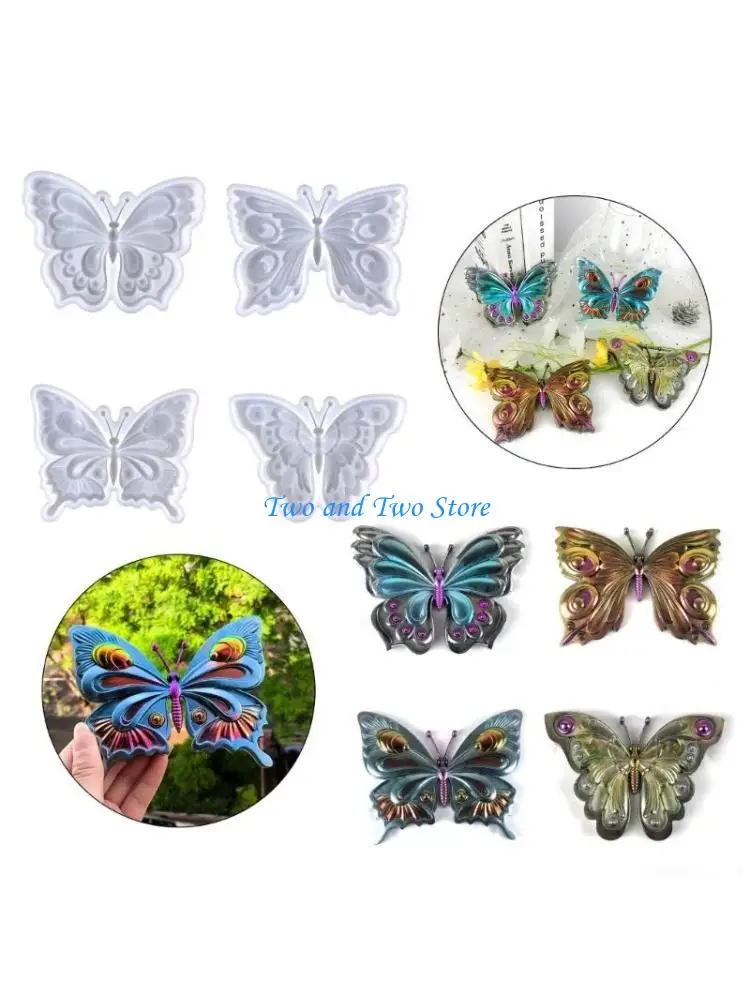 HX6F Butterfly Shaped Silicone Mold Home Decoration Mould DIY Table Ornament Tools