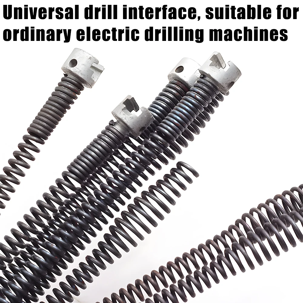 Bathroom Kitchen 1-3M Spring Pipe Sewer Unblocker Pipe Dredging Tool Sinks Basin Pipeline Clogged Remover Tools Drain Cleaner