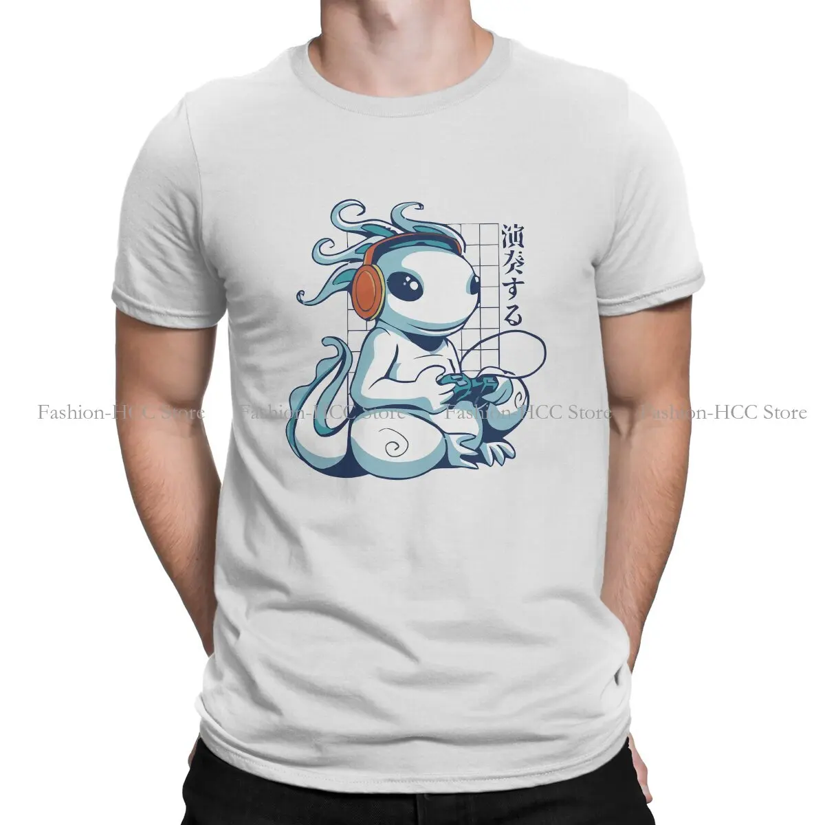 My Spirit Animal Round Collar TShirt Axolotl Lover Original Polyester T Shirt Men Tops Individuality