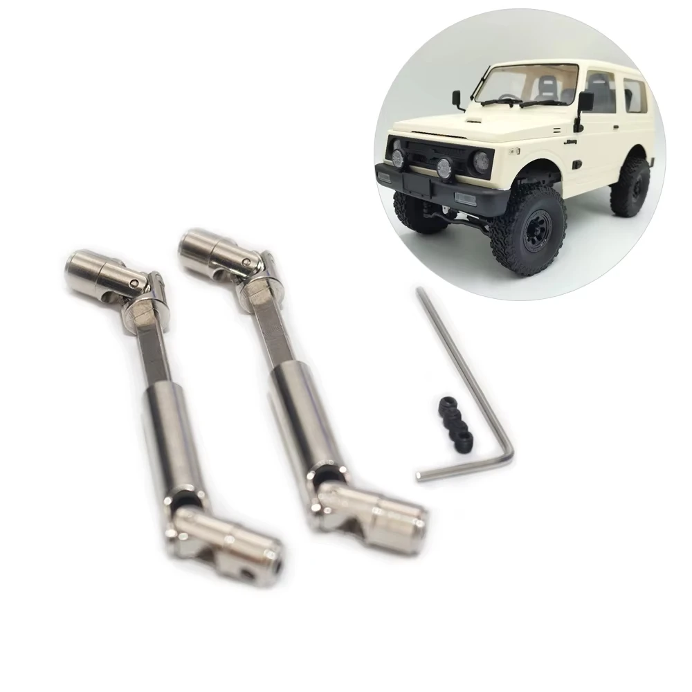 1Pcs Metal Drive Shaft CVD Driveshaft Steel Drive Shaft Universal Joint for RC Car Modified Metal Upgrade Parts 42mm To 155mm