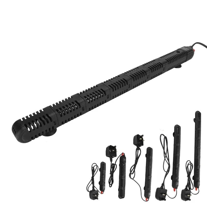 Aquarium heater, aquarium glass heating rod, automatic constant temperature heater, waterproof, with protective cover