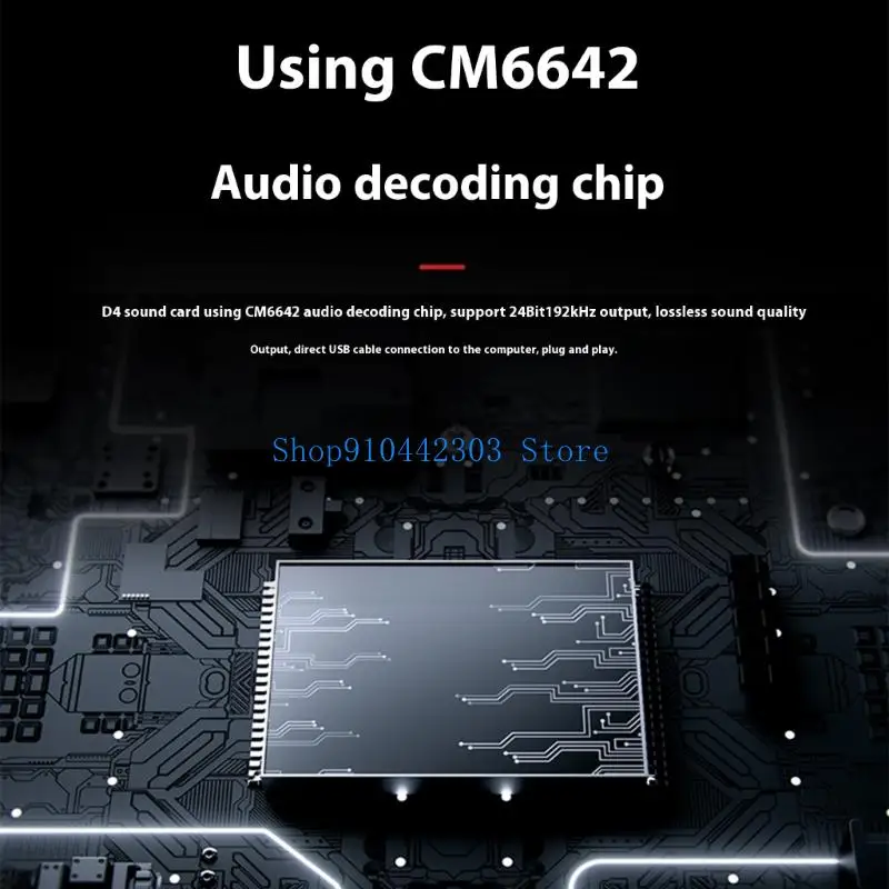 

652F Hi-Fi внешний усилитель, разрешение 24 бит/192 кГц, USB-аудио декодеры, регулировка громкости для настольных ПК и ноутбуков