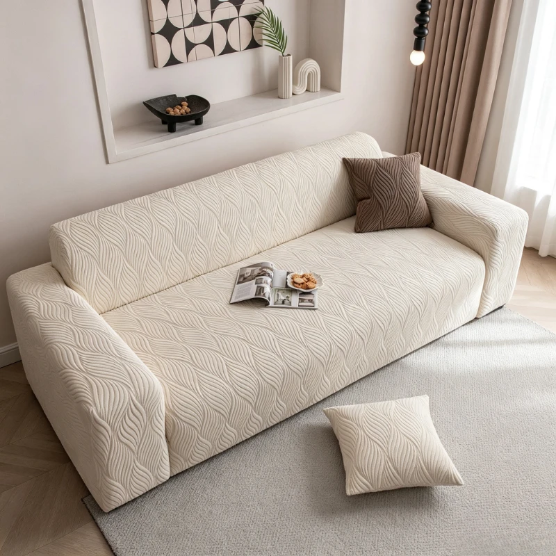 Stretch Sofa Cover Slipcover for 1/2/3/4/5 Seater,Thick Cozy Non-Slip Furniture Couch Protector, Machine Washable Universal Fit