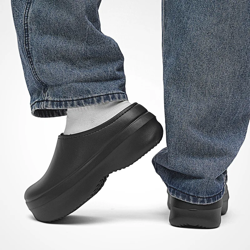 شعبية بلون بسيط موضة الاتجاه الدافئة ومتعددة الاستخدامات الرجال عادية المضادة للانزلاق الارتفاع زيادة نعال من القطن هبوط السفينة