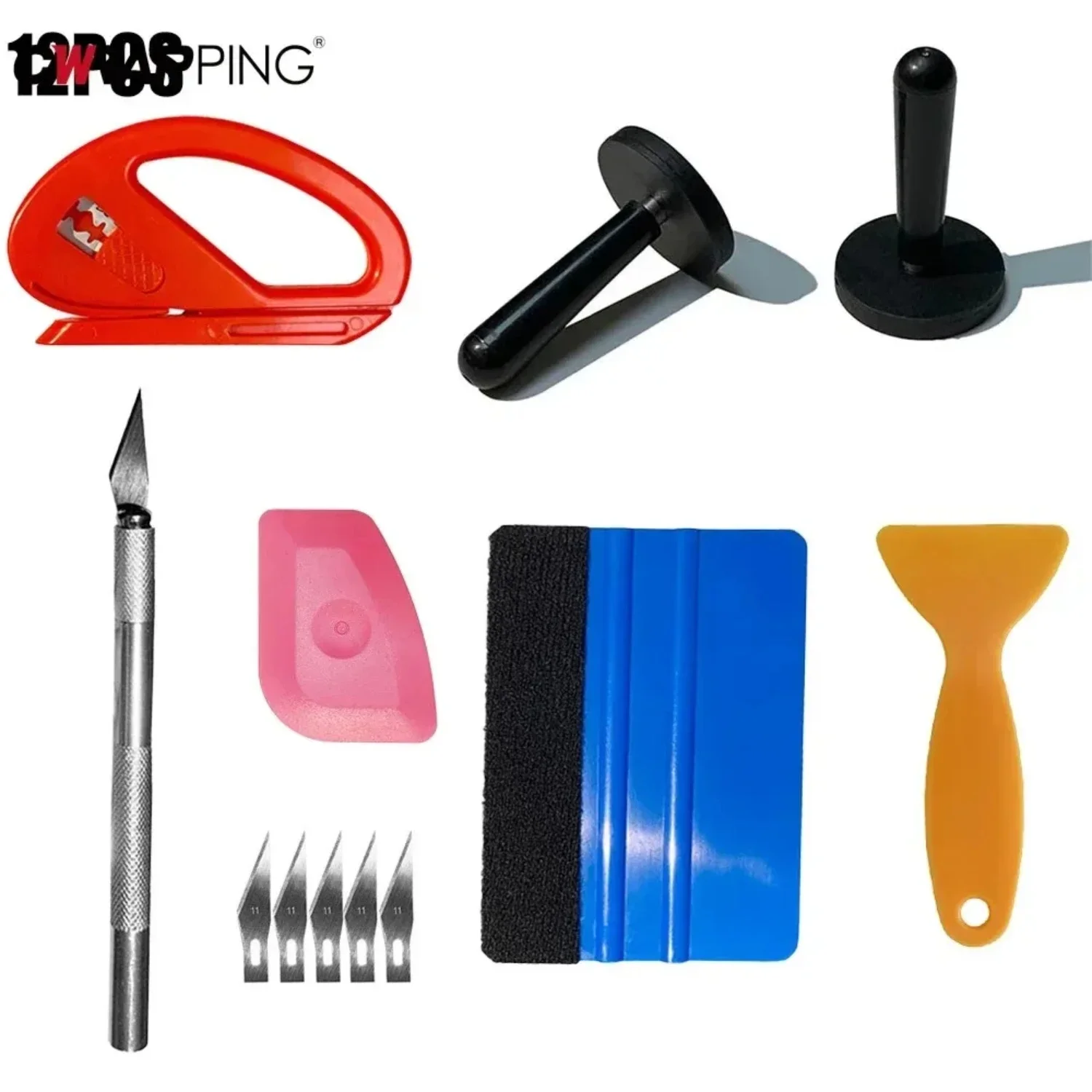 ade your wrapping experience to the next level with this high-quality, professional vinyl wrapping tool set. Enhance your car de