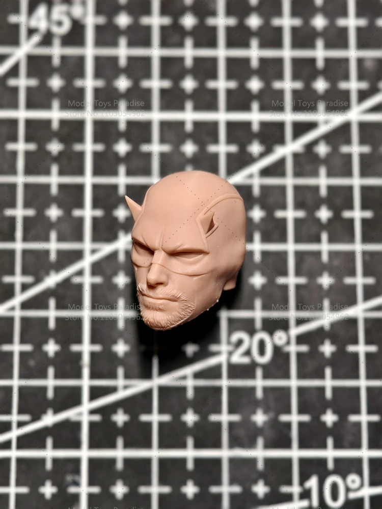 غير مصبوغ لتقوم بها بنفسك 1/12 مقياس أنيمي دارديفيل الأبيض نموذج رئيس بطل السوبر الرجال الجندي رئيس نحت صالح 6 بوصة عمل الشكل الجسم #3