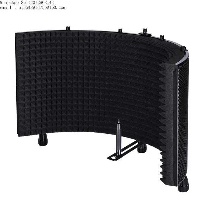 MA203 microphone sound-absorbing screen, microphone soundproof screen recording studio