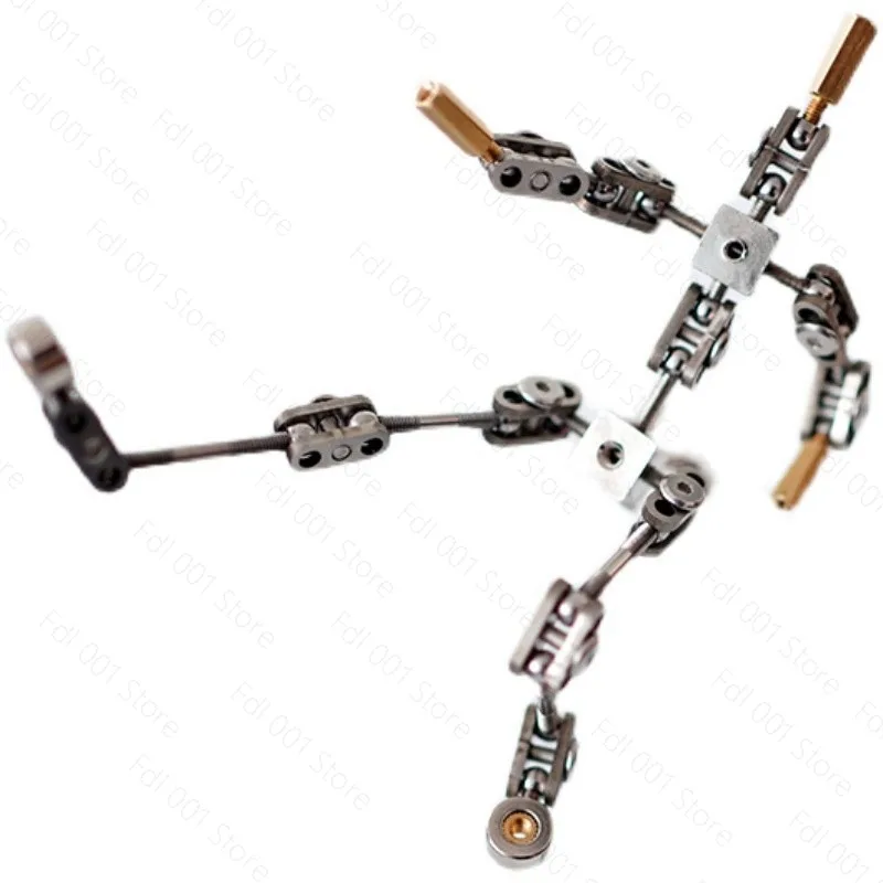 2026 Stainless Steel Frozen Frame Animation Character Skeleton Model Full Metal Collectible Toy
