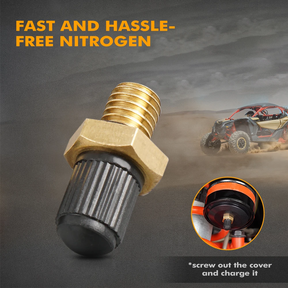 

NiceCNC UTV ATV Nitrogen Shock Schrader Valve For Can-AM Maverick X3 Polaris RZR 1000 800 900 XP Ranger Honda Pioneer Talon