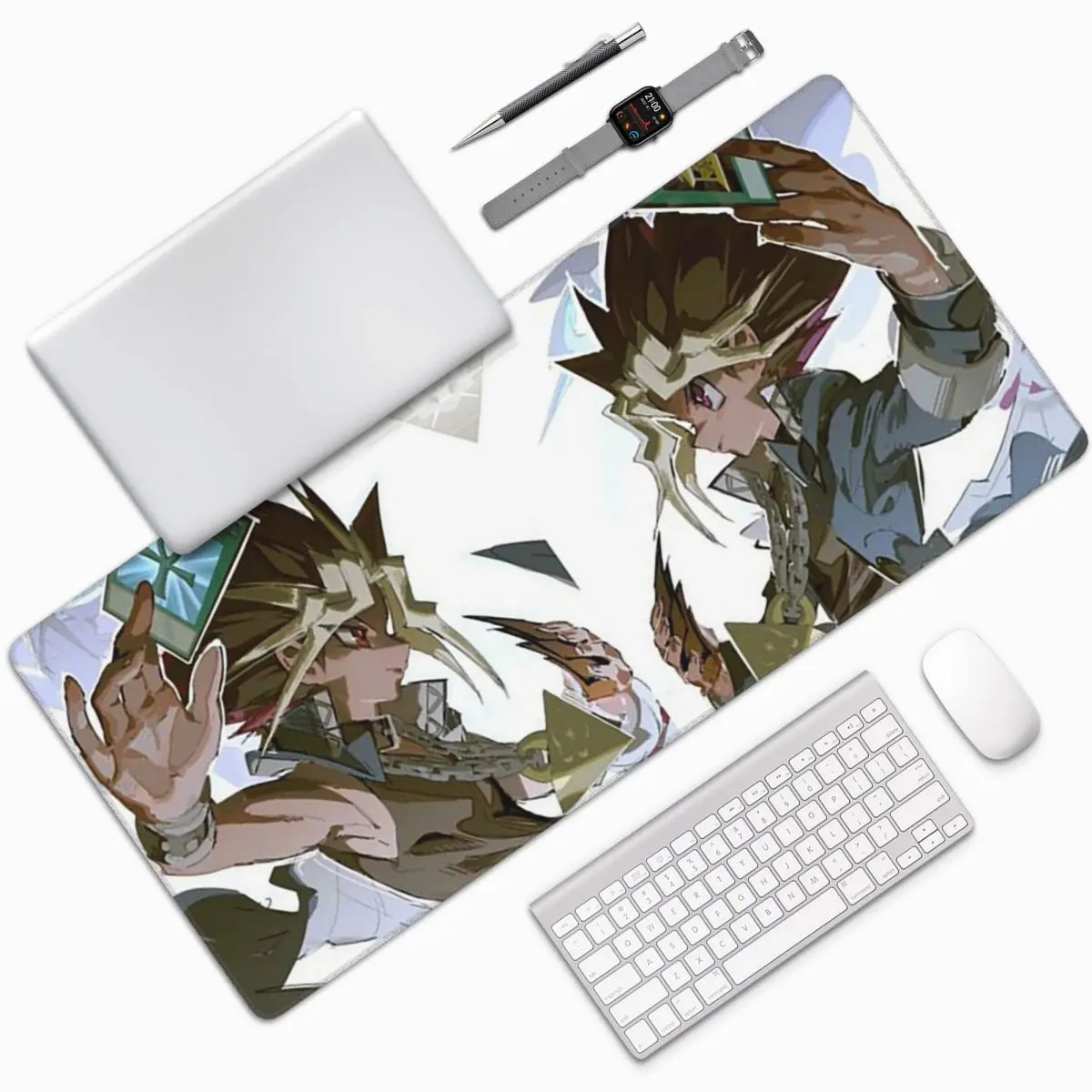 Yu Gi Oh Adventure Anime Large Mouse Pad Computer Keyboard Mouse Mat Gamer PC Laptop Desk Mat Office Accessories Table Mats