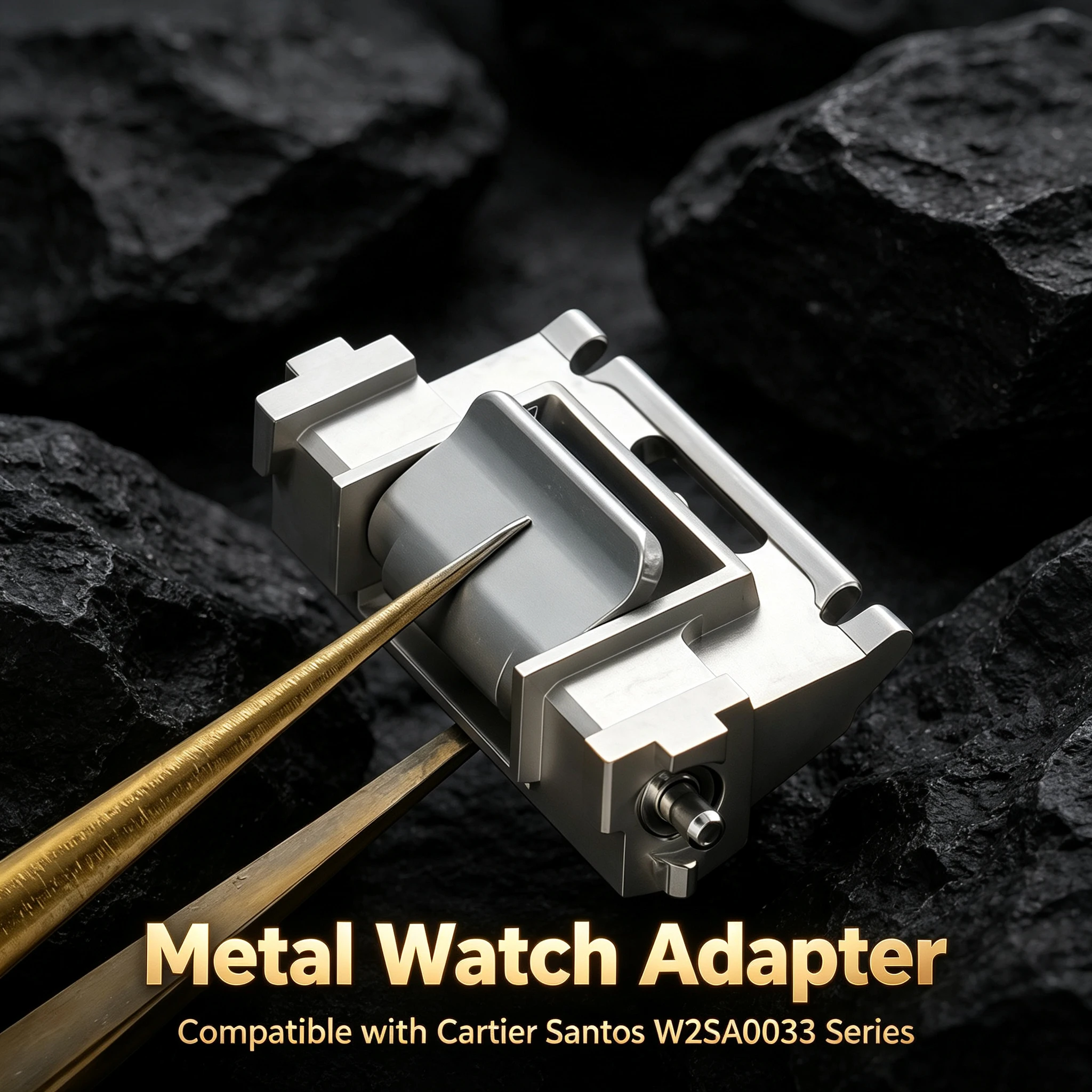Quick Release Watch Strap Metal Inserts Adapter Connector For Cartier Santos W2SA0033 Watch 16MM Can be wholesale