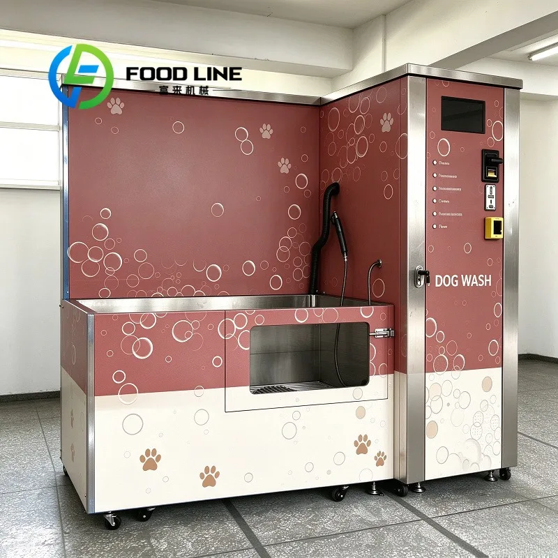 Pet Washing Machine Dog Self Wash Machine Use Low Noise Durable PVC Waterproof System Professional Pet Groomer Factory Direct