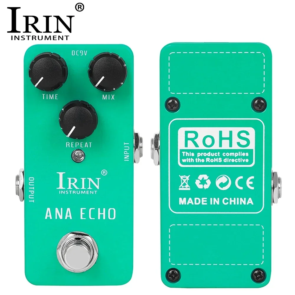 IRIN RS-10 ANA Echo Pedal Guitar Effect Pedal Warm Clean Smooth Analog Delay Pedal True Bypass Guitar Parts & Accessories