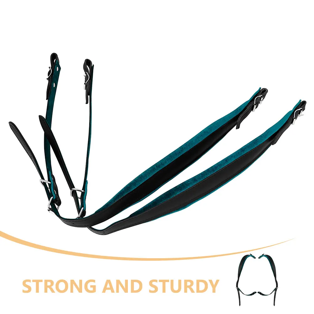 

1Pair Handheld Accordion Strap Adjustable Fake Red for 16-120 Bass Performance Comfortable Lightweight Secure Fit