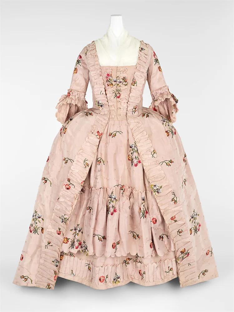 18th Century  Rococo Marie Antoinette  Dress Georgian Era Dresses Renaissance Duchess Costume