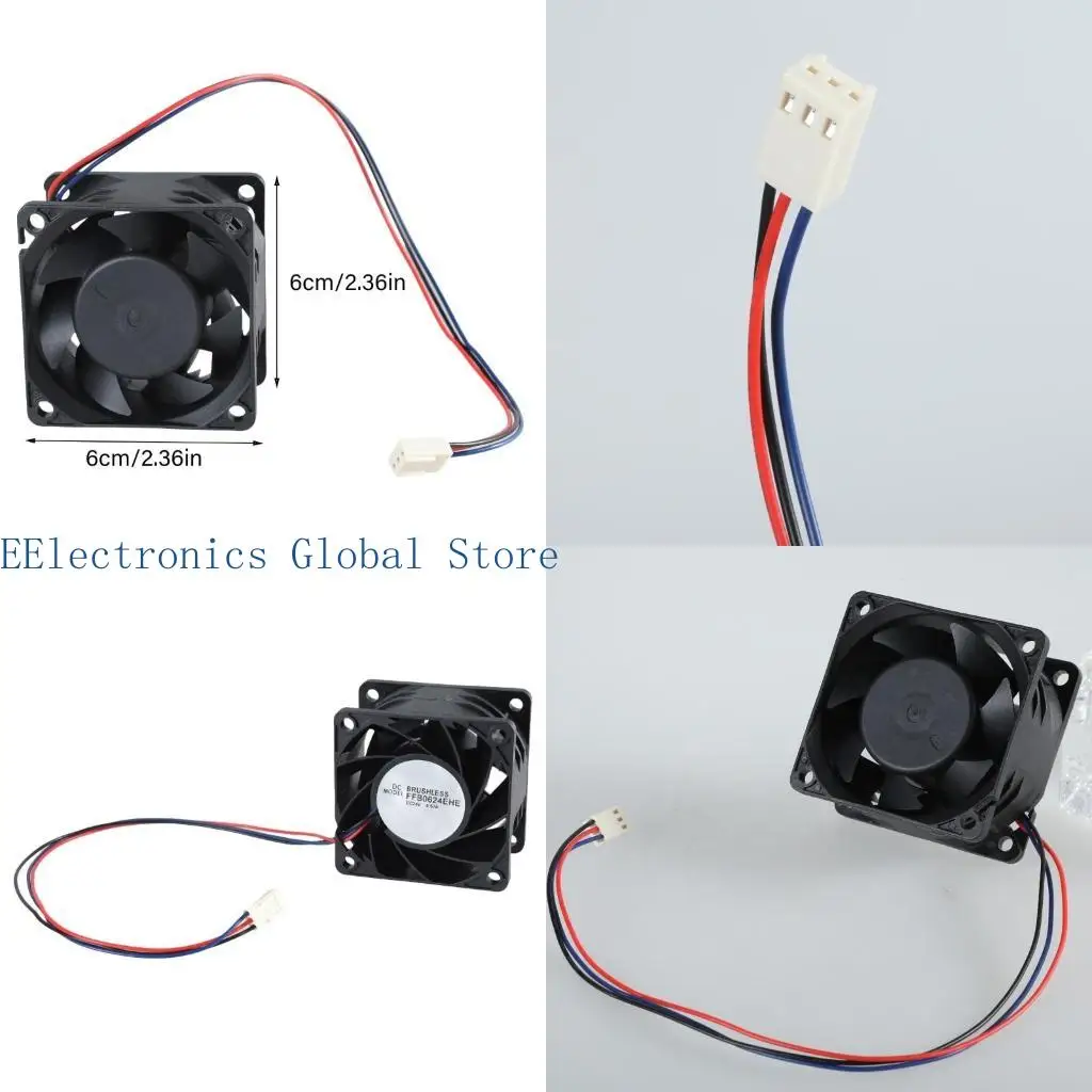 462B FFB0624EHE Powerful Air Circulation Fan 24V for Home Factory Thermals Management