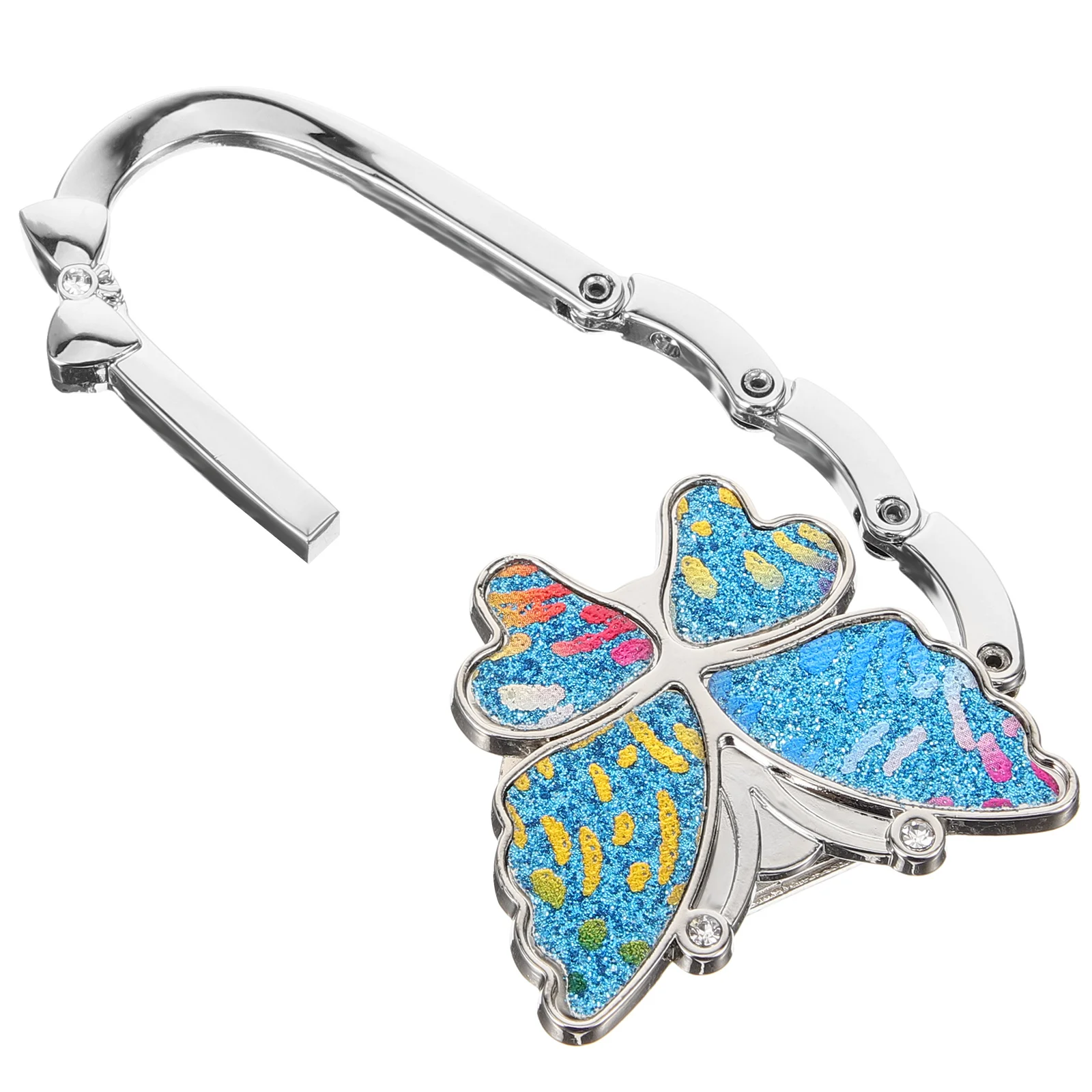 

Large Butterfly Table Bag Hook Ladies Wallet Office Accessories Desk Hanger Purse Holder For Women R om Color Portable Hooks