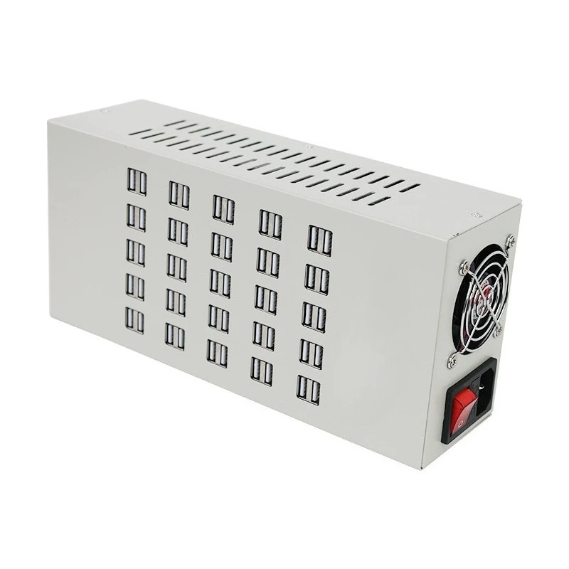 

Desktop 50-port USB charging hub device, multi-port hub, mobile phone storage rack