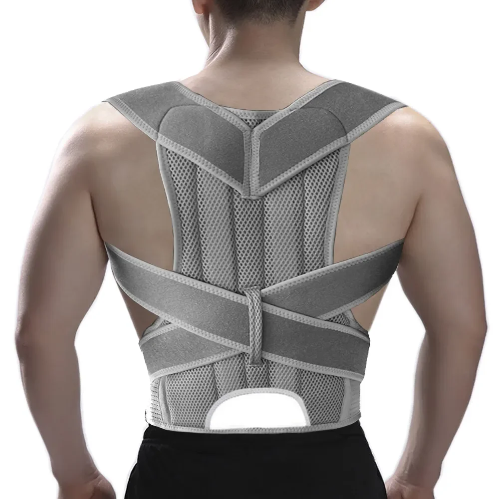 3XL 4XL Magnetic Slouching Corrective Shoulder Orthopedic Spine Pain Relief Back Brace Support Scoliosis Posture Corrector Belt