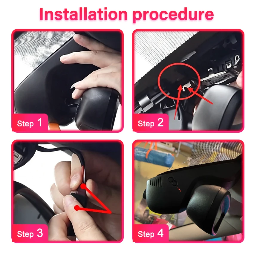 Video Recorder Night Vision 4K Plug and Play Car DVR Dash Cam For BMW MINI Clubman One Countryman Cooper F54 F55 F56 F57 F60