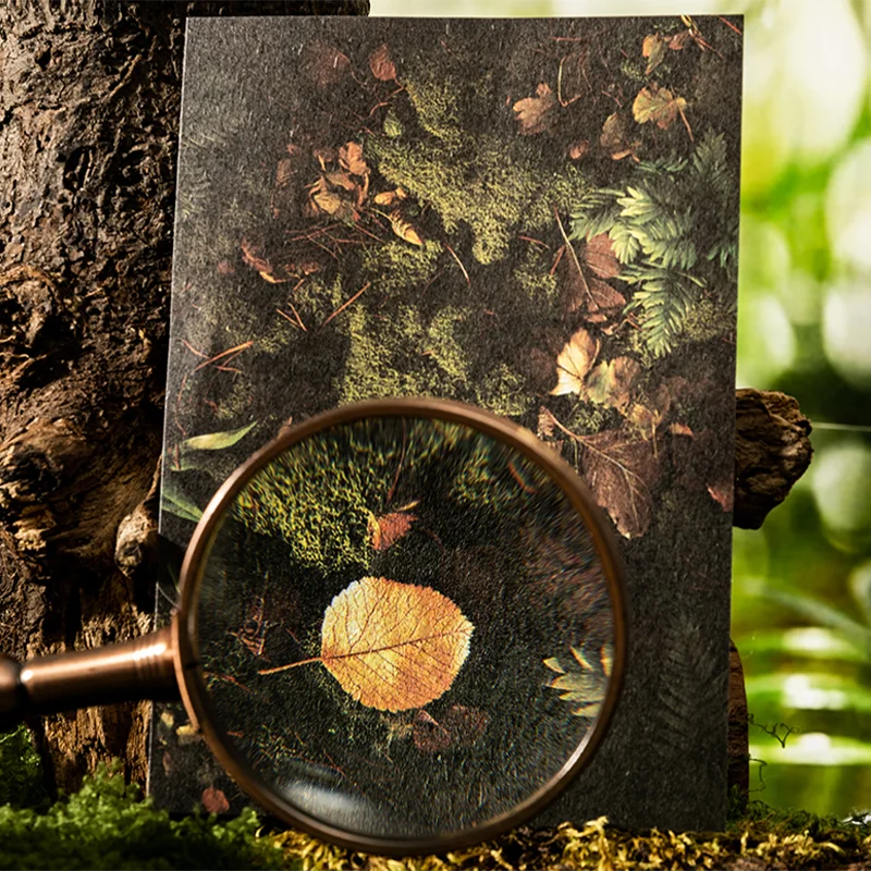 16sheets/bag Nature Touch Series Nature Material Background Paper For Handmade Office Hand Account Planning Notebook Decoration