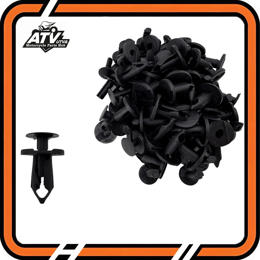 50PCS 293150089 Fender Rivet Retainer Fastener Mud Flaps Bumper Push Pin Clips 8mm 5/16