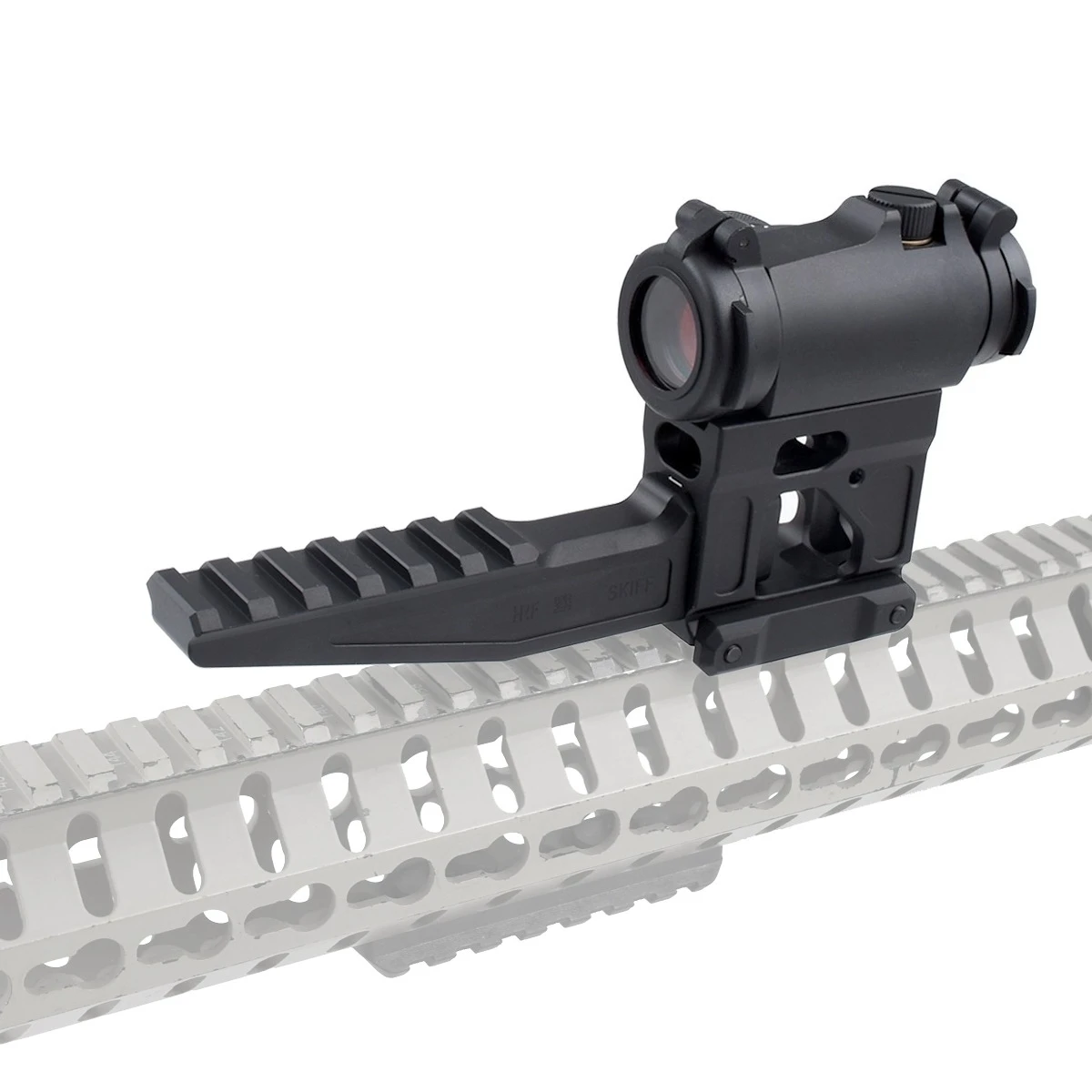 6-Slot HRF SKIFF Fast Riser Mount UNITY Halterung Picatinny-Schiene FTC 2,26" Optik-Riser-Halterung für T01 T02 NGAL Airsoft-Waffen – Detail 3