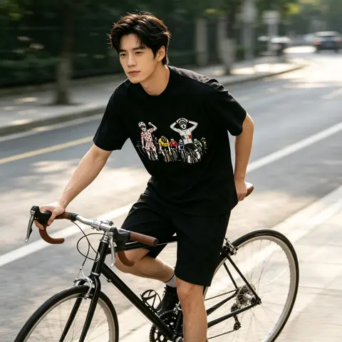 Le Tour De France Isaac Del Toro Tadej Podecar UAE Bike Cycling Shirt 2026 Summer Men Women Cotton Oversized T-shirt Streetwear