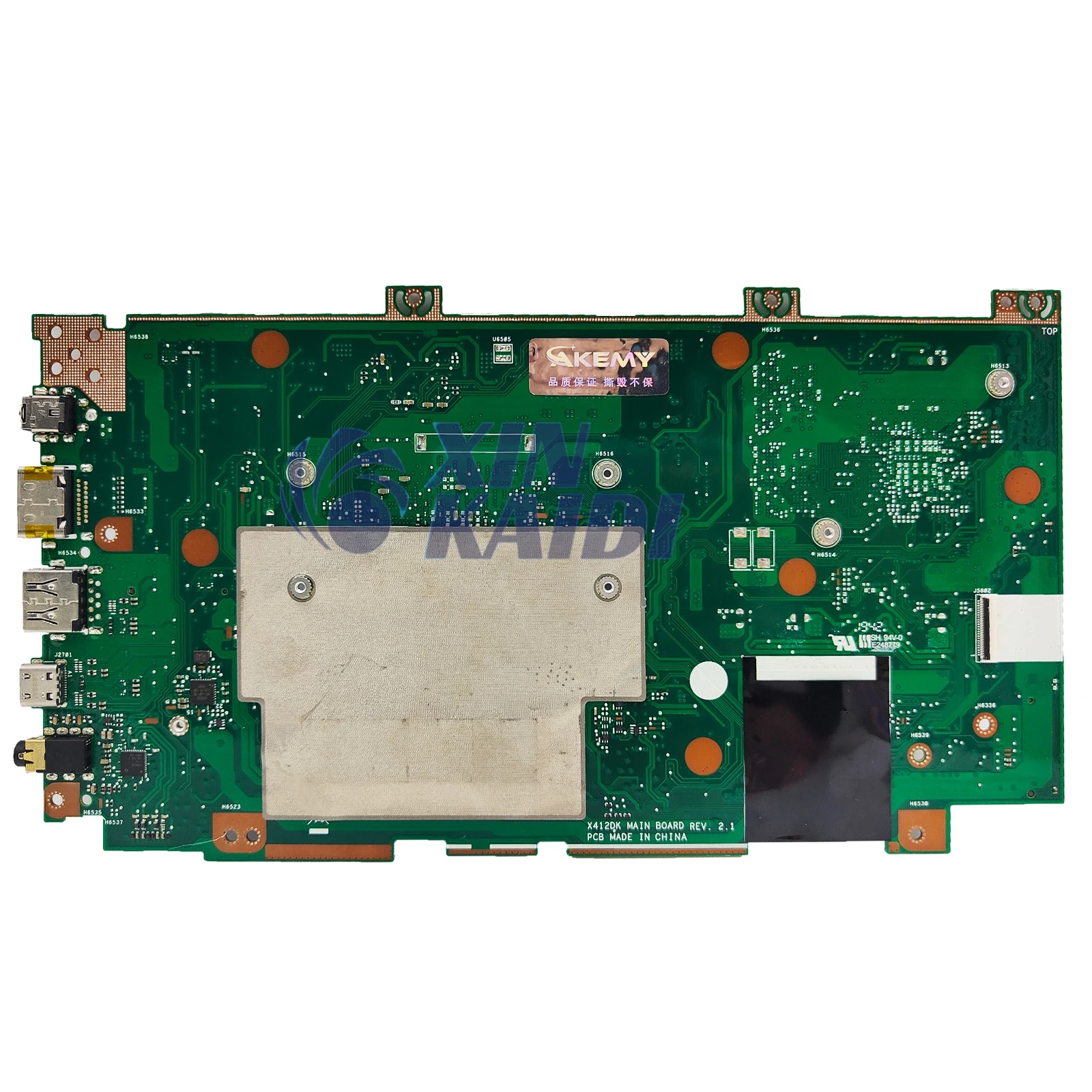 Imagem -03 - Placa-mãe Portátil para Asus X412da X412dk A412d F412d X412d R33200u R5-3500u R7-3700u Uma V2g 4gb de Ram 100 Testado