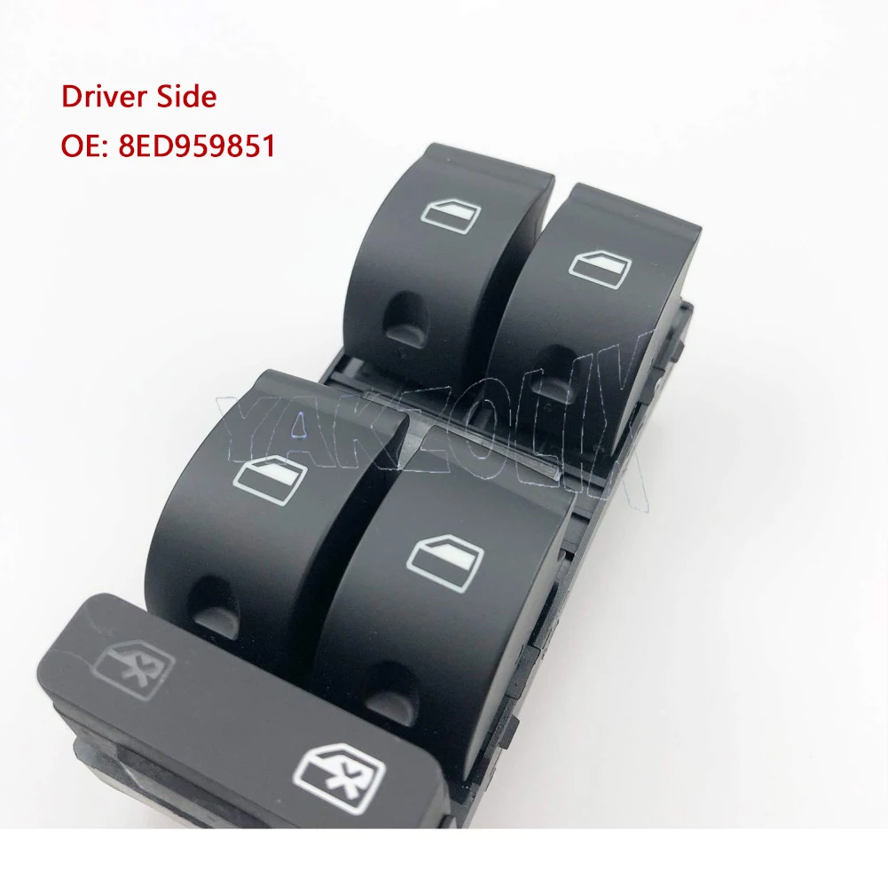 Car Power Window Control Switch Button For Audi A4 B6 B7 2002 2003 2004 2005 2006 2007 2008 Set 8E0959851B 8ED959851 4F0959855A