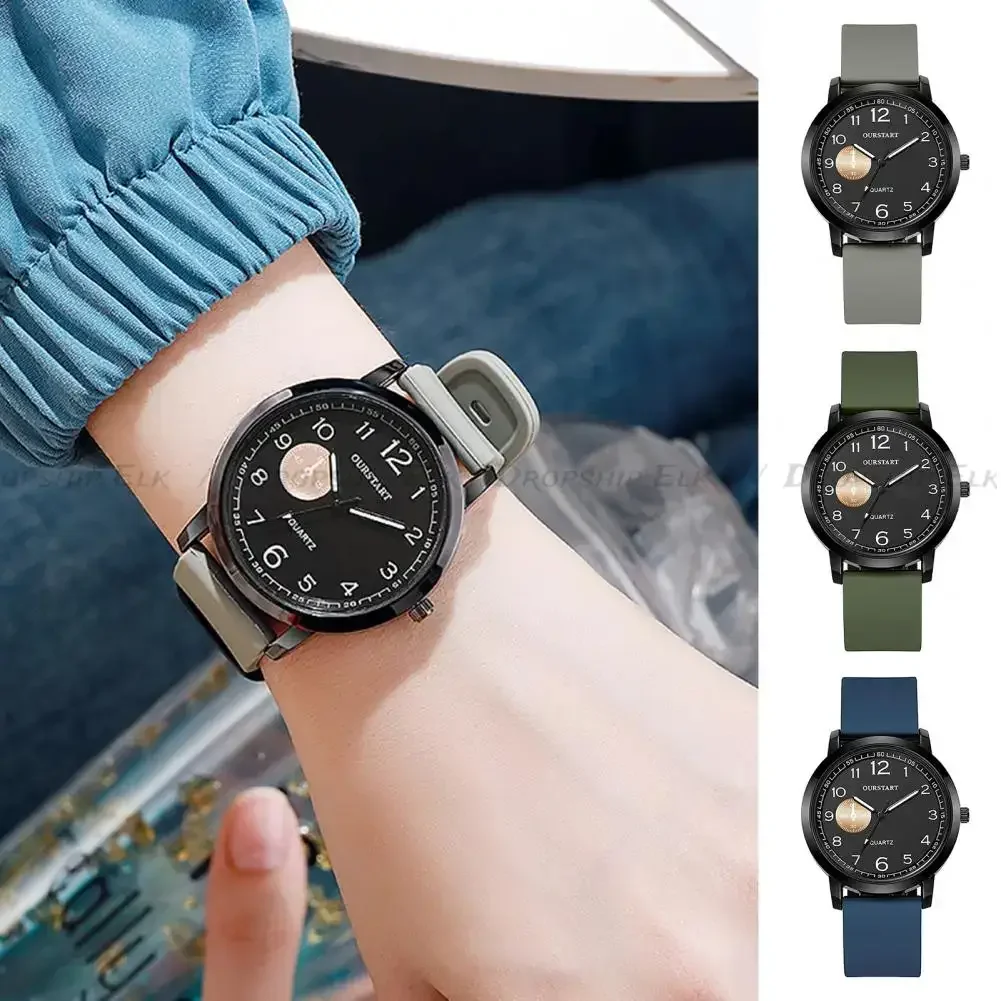 Fashion Women Men Sport Quartz Watch Simple Silicone Band Strap Wristwatch Student Watches Gift Relogio Feminino Dropshipping