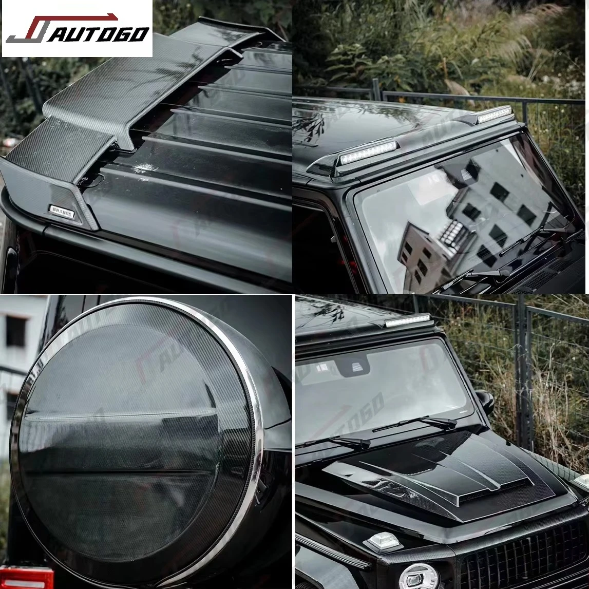 2023 New Design Carbon Fiber Hood Bonnet Scoop for Benz G-Class W463 W463A W464 G63 B800 G800 Style 2002-2024Auto Modific 5