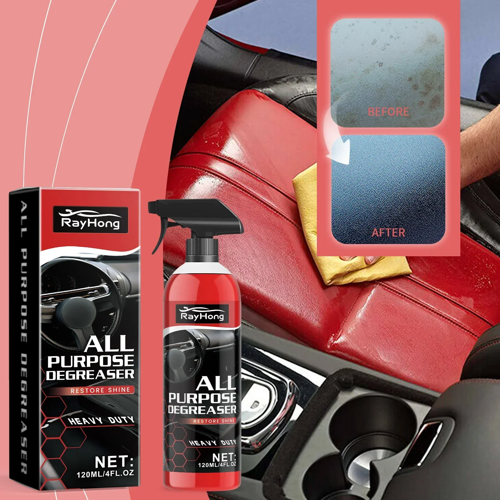 All Purpose Degreaser All Around Master Cleaner Car Interior Cleaner