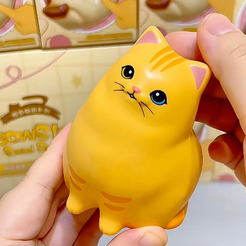

52toys Official Meowstery Sound Series Blind Box Cute Cat Sound Figurines Kawaii Kitten Desktop Ornaments Birthday Gifts For Cat