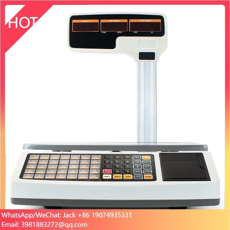 

New Supermarket Fruit Shop Vegetable Market Candy Deli Cash Register Scale, Catering Takeaway Cash Register