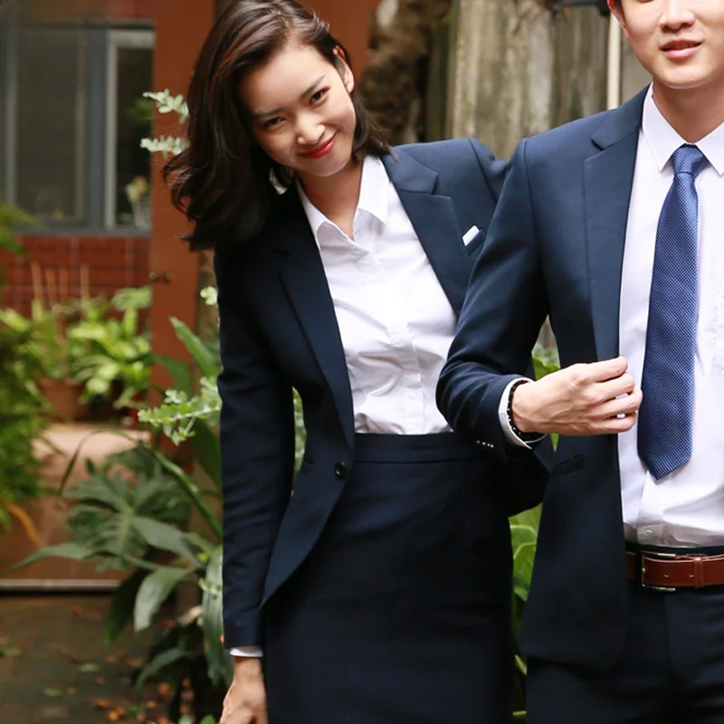 

Костюм Busin Profissional для мужчин и женщин, модная рабочая одежда для собеседований и офиса, длинная рубашка и брюки