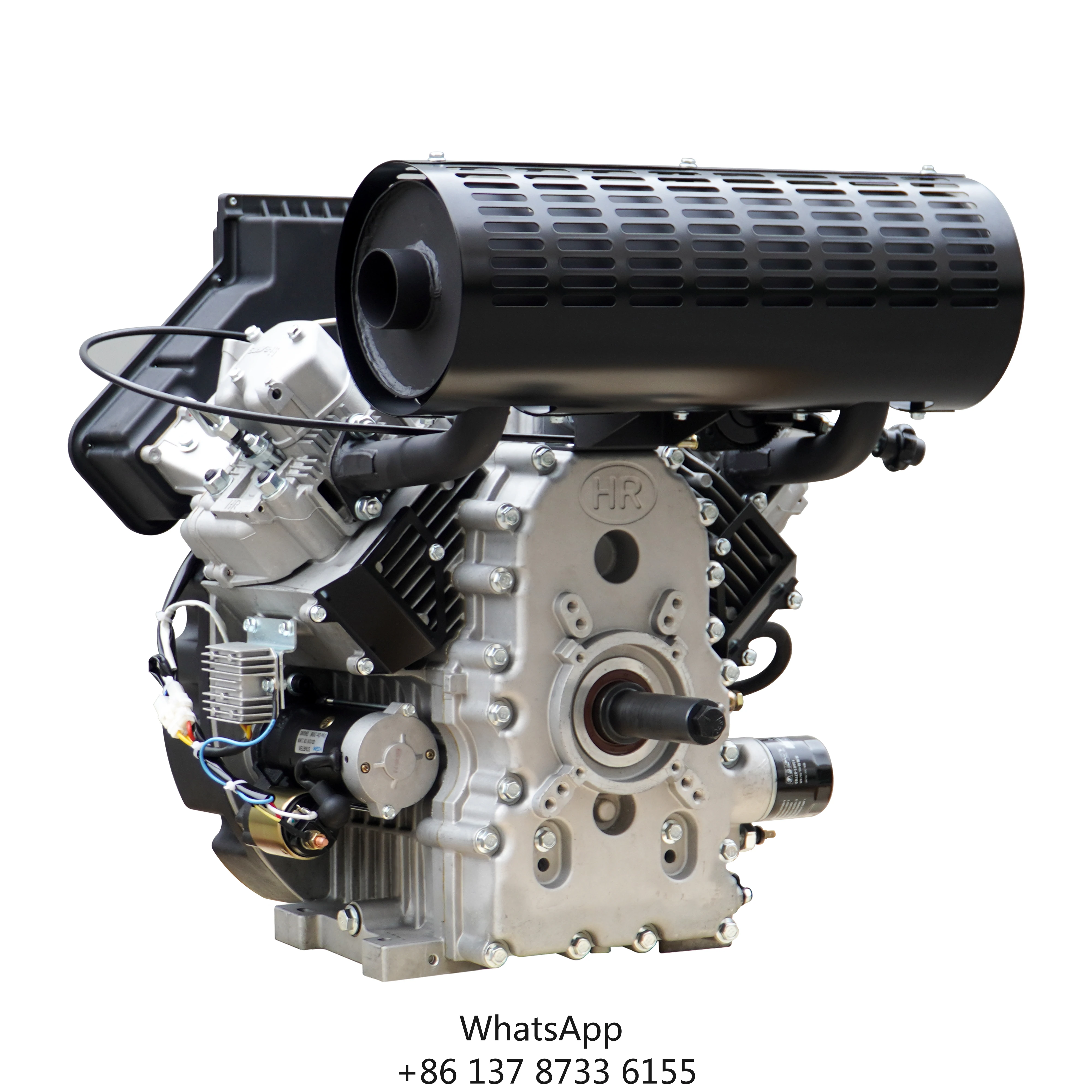 

Chinese Brand Two Cylinder Air-cooled Diesel Engine 2V98 30hp