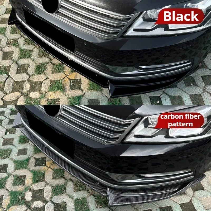 Applicable for Volkswagen Passat B7 2011-2015 Overseas Version Front Bumper Lip Splitter Lower Diffuser Spoiler Exterior Parts view 5