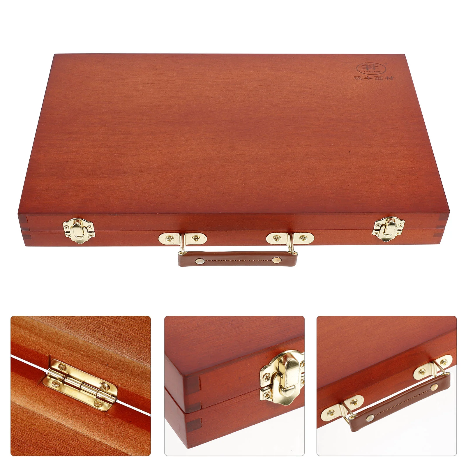 

Lid Painting Box Table Top Easel Drawing Case Storage Luxurious Colored Pen Travel Easels