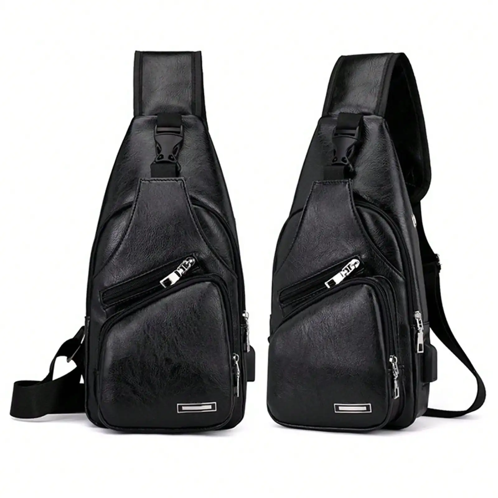 Sling Bag For Men Women, 2025 Fashion Shoulder Backpack Chest Bags With Anti-Theft Pocket & USB Charge Port, Fanny Pack Cross Body Bags For Travel Hiking Day Trip, Holiday, Perfect For Valentine's Day Gifts SG25011748020982337