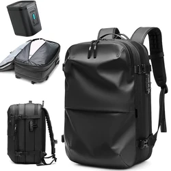 17 inch Airback Vacuum Compression Travel Backpack ExpandableWaterproof Business Backpack Outdoor College Laptop Bag Anti Theft