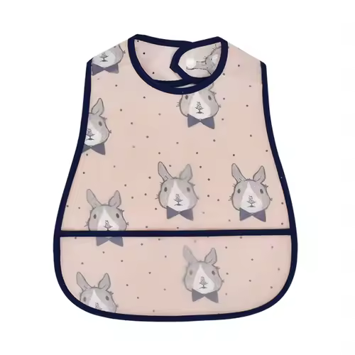 2023New Cartoon Pattern EVA Waterproof Pocket Lunch Feeding Bibs Adjustable Baby Bibs Cute Children Baby Apron Kids Burp Cloths - Image 21