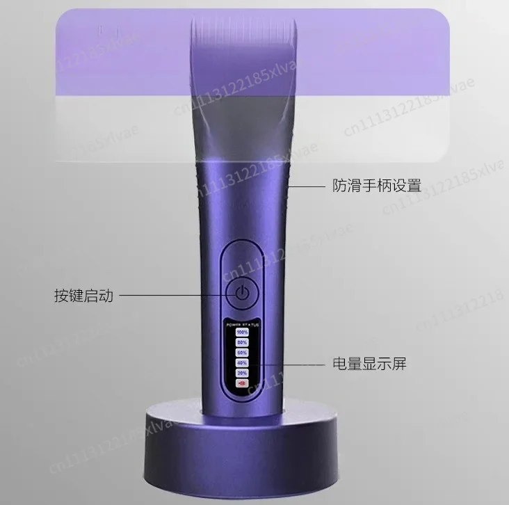LB-970D Professional Pet Hair Clipper Dog Cat Grooming Trimmer Powerful Shaver with Replacement Blades