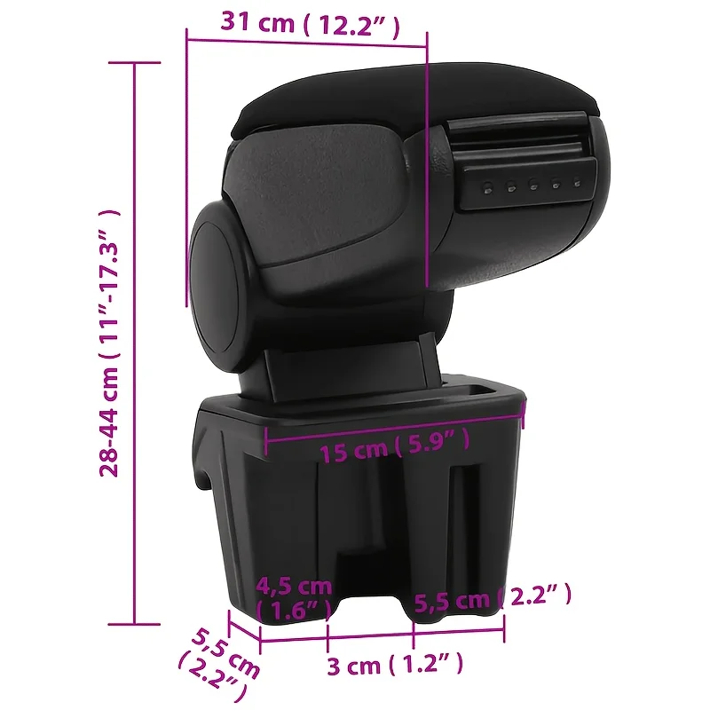 For Ford Focus MK3.5 2015-2018 Comfort Upgrade, Scratch Resistant, Anti-Slip & Mute, Keep Car Interior Tidy