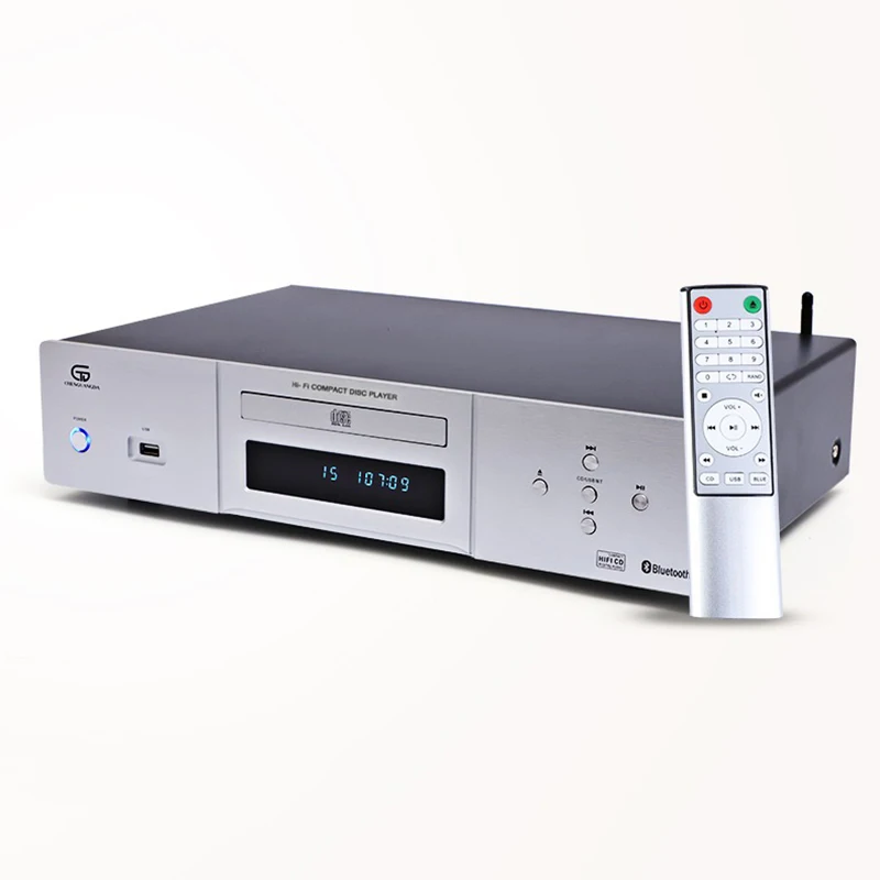 HIFI Professional CD Player Bluetooth 5.3 DA11 Movement Lossless Home CD Turntable USB Read OPA1612 Op Amp Toroidal Transformer