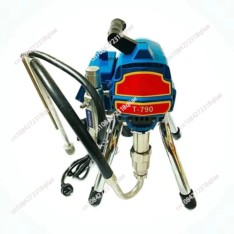 T-790 Elektrische, kleine, tragbare, automatische Airless-Spachtelspritzmaschine, Fabrikdirektverkauf, Wandfarben-Spritzmaschine