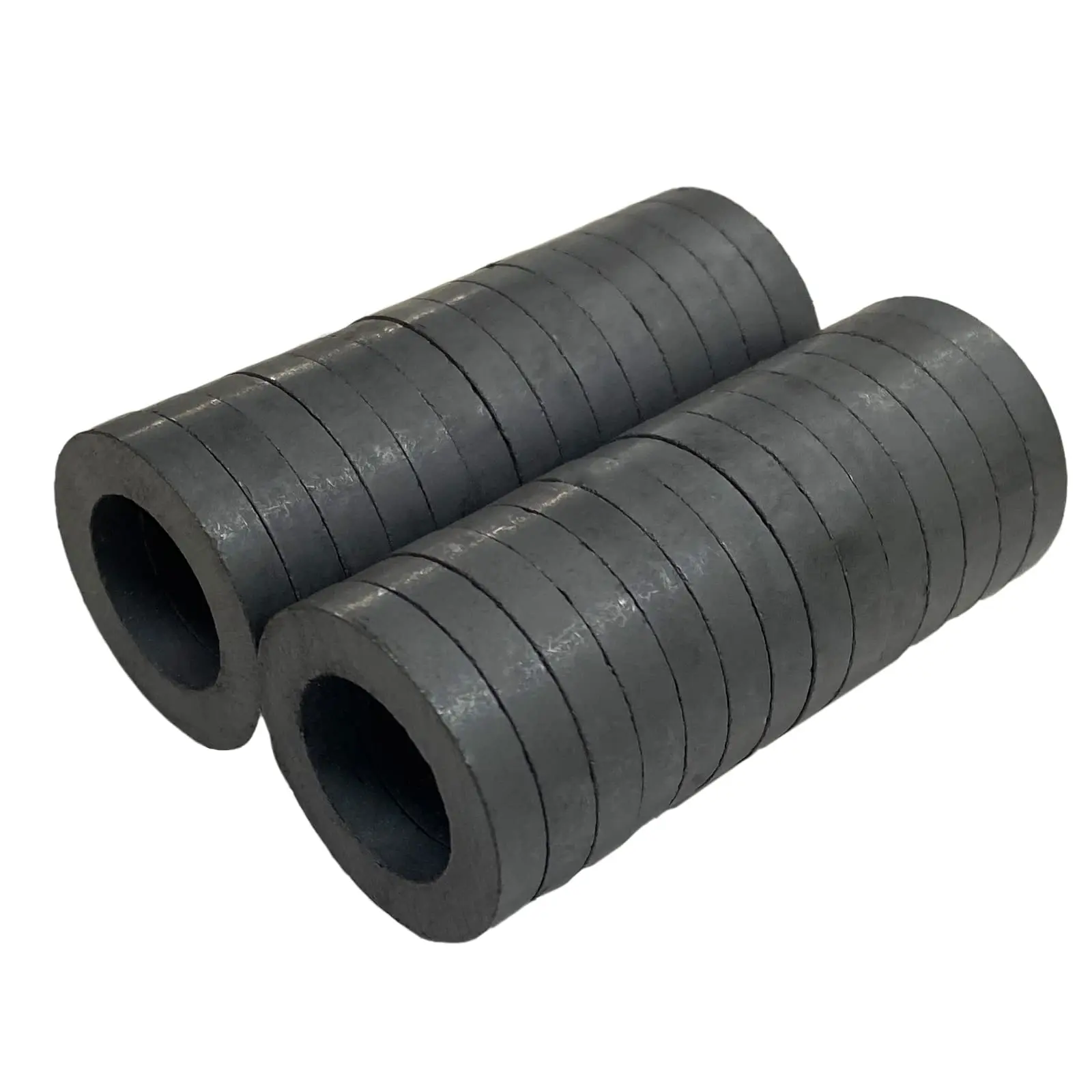 

Ferrite Ring Magnet - OD1.18"(30mm) x ID0.7"(18mm) x 0.2"(5mm), Grade 8 Round Disc Donut Ceramic Magnets with Holes for Refriger