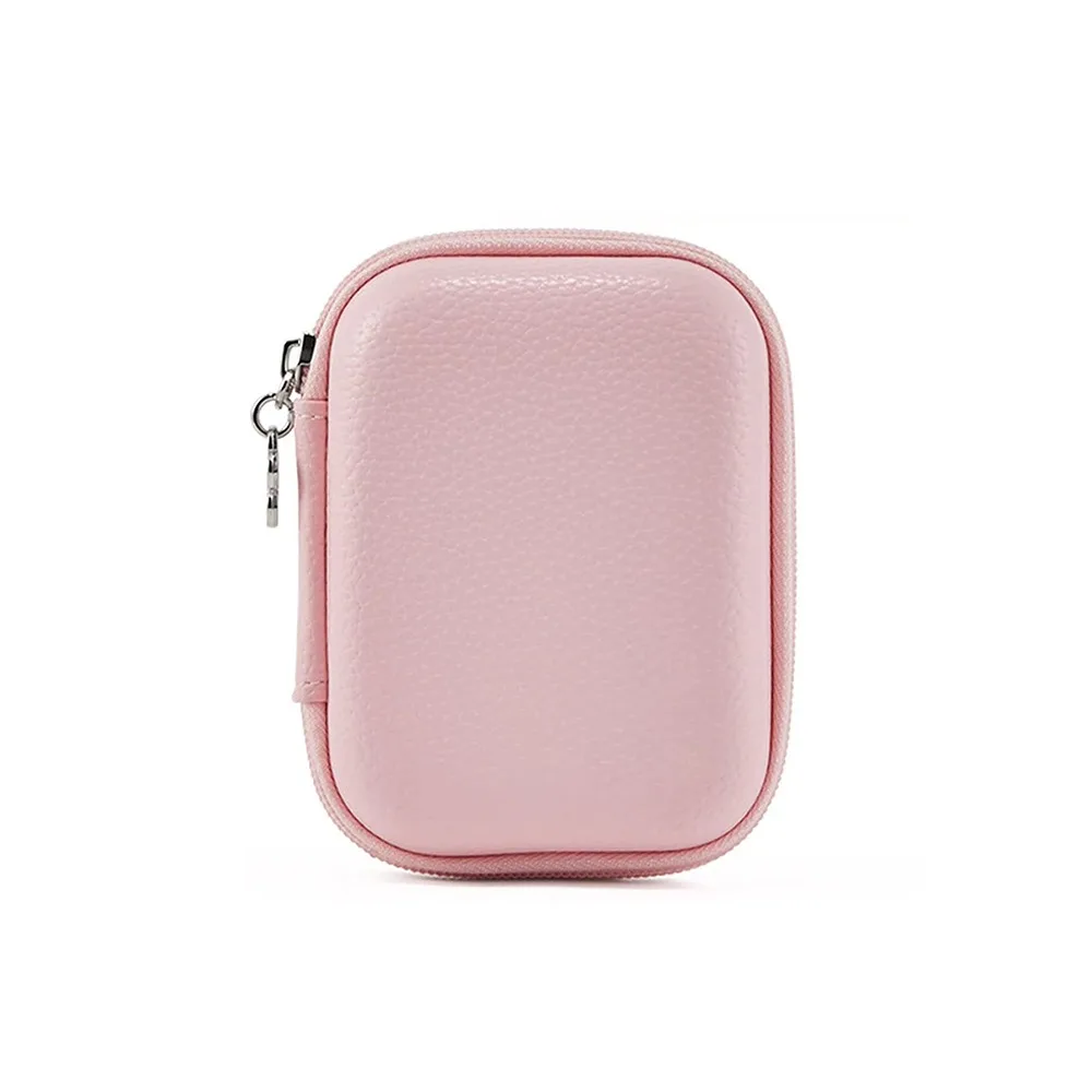 

Mesh Pocket Digital Camera Case Hard Shell PU Leather Portable Camera Pouch Compact Size Zipper Closure Earphone Storage Bag